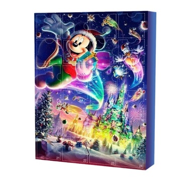 Игрушки Disney Stitch Рождественский адвент-календарь, игрушка на 24 дня, детская слепая коробка для дома