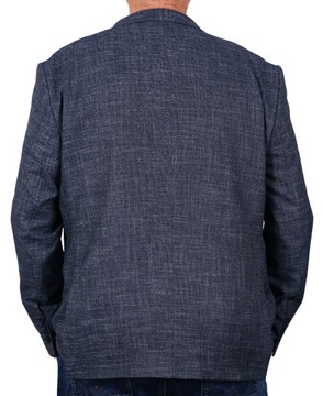 Marynarka męska granatowa melanżowa wizytowa elegancka turecka casual 64