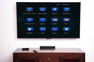 ТЮНЕР-ДЕКОДЕР DVB-T2 ТВ H.265 HEVC FULL HD USB HDMI DVB-T2 АНТЕННА АКТИВНА