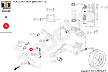 фото thumb №15, Tedgum 00262921 подшипник, соединитель стабилизатора