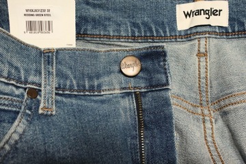 WRANGLER REDDING зеленые стальные брюки W30 L32 свободные