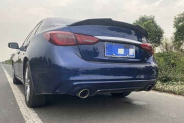 фото thumb №6, Спойлер na крышка багажника спойлер do infiniti q50 2013+ чёрный блеск abs sobmart