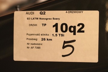 фото thumb №13, Audi q2 дверь правые перед + зад сторона правая передние + задние 2 штуки колесо