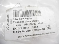фото thumb №12, Прокладка стекло дверь skoda rapid оригинальный номер 5ja837480b