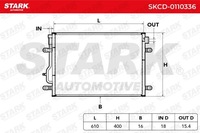 фото thumb №8, Stark skcd-0110336 радиатор кондиционера bez осушителя do audi a4 avant