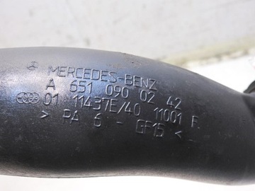 фото thumb №6, Труба повітропровід повітря mercedes w212 2.2 cdi a6510900242