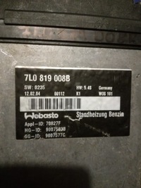 фото thumb №1, Отопление вебасто t top c vw touareg 7l0 бензин