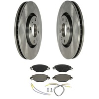 фото thumb №1, Тормозные диски тормозные + тормозные колодки перед citroen c5 i ii 283mm