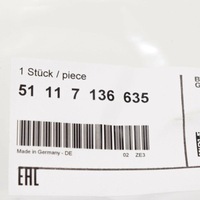 фото thumb №7, Ремінь захисний гумовий лівий передній бампер bmw e87 1 оригінальний