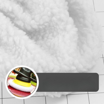 Шерстяной флисовый диск для полировки сверл
