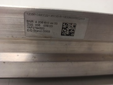 БАЛКА ЗАДНЕГО БАМПЕРА MERCEDES W206 A2066104400