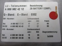 фото thumb №4, Акумулятор акумулятор mercedes 205 213 a0009824212