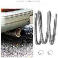 1 szt. труба вихлопна до автомобіля з нержавіюча сталь нержавіючої - легкий монтаж Зі Шроту, фото thumb