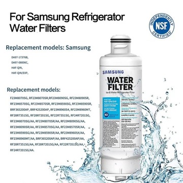 Фильтры для воды для холодильника Samsung DA97-17376B HAF-QIN 2 шт.