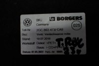 Коврик обшивка пол багажника 2gc863473 vw t-roc кабриолет  23r Доставка, фото thumb