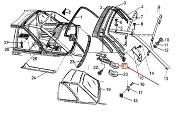 фото thumb №8, Замок дах cabrio bmw e30 3 54310006349