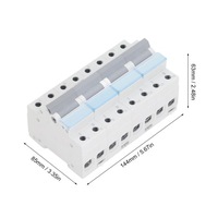 фото thumb №10, 400 vac подвійний перемикач перемикача din din rail кронштейн po jedno hy