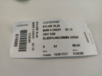 Bmw 5 e60 e61 труба пабтрубок  шланг радиатора масла 7573107 Недорого, фото thumb