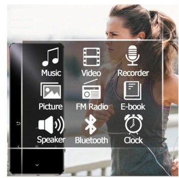 MP4-плеер с Bluetooth, динамик 8 ГБ, РОЗОВЫЙ