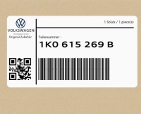 фото thumb №1, Пружина крепёжная 1k0615269b vw scirocco golf