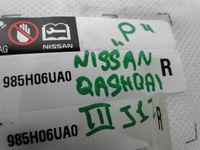 фото thumb №8, Подушка подушка безопасности сиденья nissan qashqai iii j12 985h16ua0 985h06ua0 2 szt 800