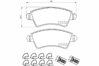 фото thumb №1, Textar гальмівні колодки ham. peugeot перед 206