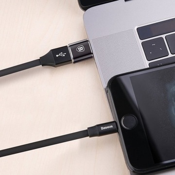 Адаптер USB-USB-C OTG — черный