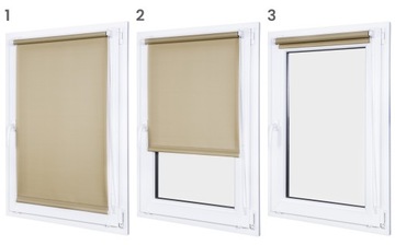 ТЕМНЕЮЩИЕ РОЛЬСТАВНИ 53X150 СМ, ГЛАДКИЕ