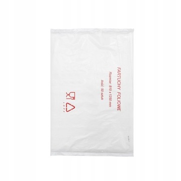 ОДНОРАЗОВЫЙ ФАРТУК ИЗ ФОЛЬГИ LD PE 81x125 0,015 50