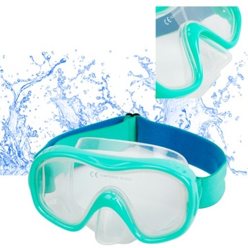 Maska do nurkowania jednoczęściowa do snorkelingu Firefly wygodna 210g M