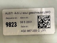 фото thumb №5, Audi a6 s6 c7 4g 2016 защита стойка стекло передней / a