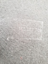 фото thumb №9, Vw golf v vi полиця багажника зад задня 1k6867769