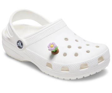 Jibbitz Charms Pin Украшение Pin для обуви Crocs Фиолетовый 3D цветок