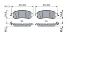 фото thumb №16, Bosch 986 424 638 набор тормозных колодок тормозных, тормоза дисковые