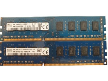 Оперативная память 8 ГБ 2x4 ГБ DDR3 DIMM 1600 МГц PC3 12800U
