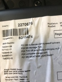 фото thumb №7, Обшивка дверь правый bmw 1 f21 lci m-pakiet 3d