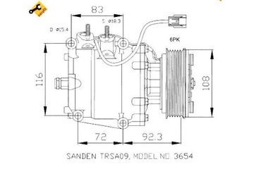 фото thumb №12, Компрессор кондиционера nrf 32072 38800pdee010m2