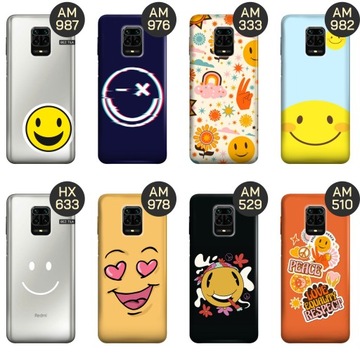 ETUI DO XIAOMI REDMI NOTE 9 PRO / 9 PRO MAX / NOTE 9S WZORY UŚMIECH SMILE