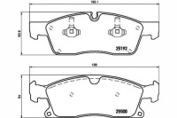 фото thumb №2, Гальмівні колодки гальмівні mercedes перед w166 x166 gl ml cl