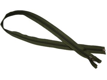 Молния 5 секция, спиральная, 45 см, оливковая.