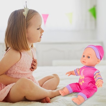 LALKA INTERAKTYWNA DO KARMIENIA BOBAS ZESTAW MAŁA MAMA BOBASEK MÓWI BUTELKA
