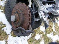 фото thumb №6, Mercedes w203 c220 ступиця передня поворотний кулак ліва