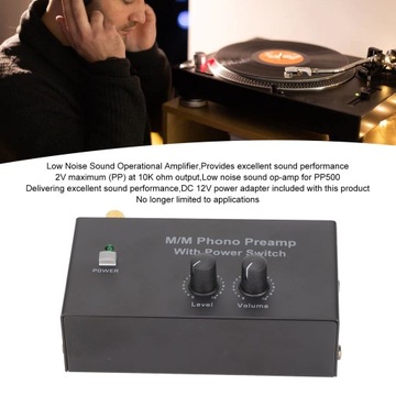 Предусилитель проигрывателя проигрывателей Phono PP500P