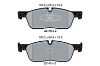 фото thumb №2, Textar 2214601 набір гальмівних колодок гальмівних, гальма дискові