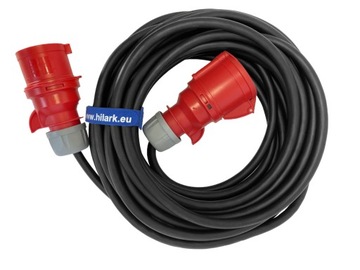 Кабель-удлинитель силовой H05VV-F 5х2,5 10м OWY 16А