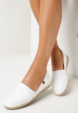 Born2Be Białe Espadryle damskie 38