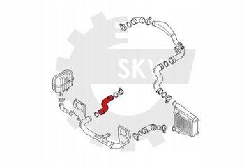 фото thumb №14, Skv шланг турбіни - audi a4 b6 b7 b8 - 8e0145738h