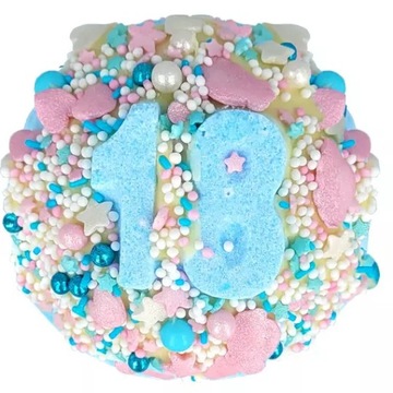 Шипучая бомбочка для ванны HAPPY BIRTHDAY 18 - OMG EIGHTEEN Bomb Cosmetics
