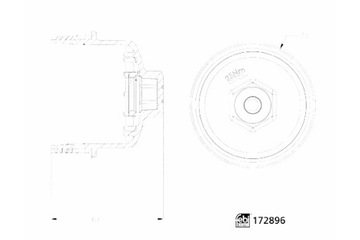 фото thumb №9, Febi bilstein 172896 кришка, корпус фільтра масла