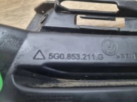 фото thumb №7, Решётка заглушки решётка нижняя бампера левая vw golf vii lift 5g0853211g